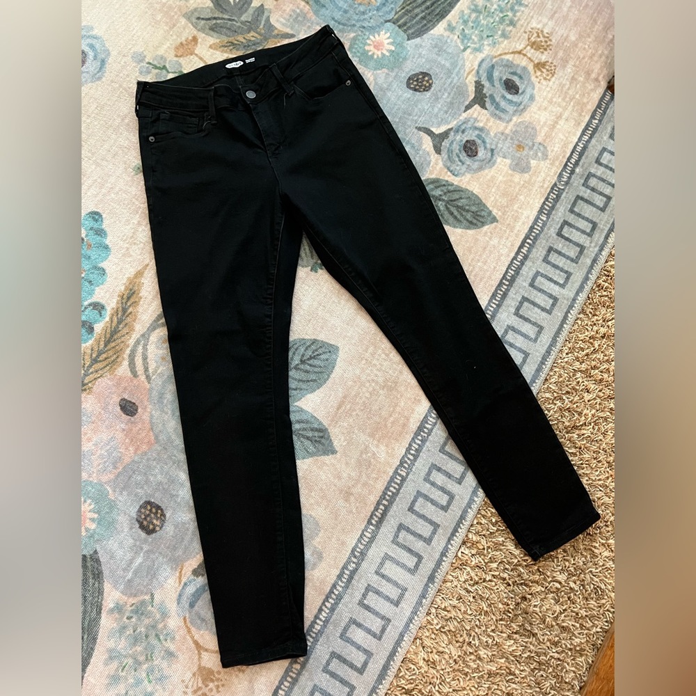 Old Navy Rockstar Black Denim